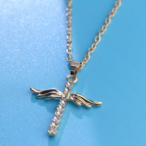 Cross Wing Necklace