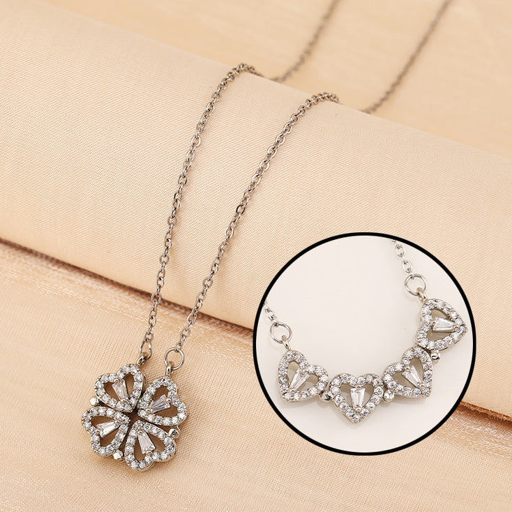 Clover Heart Necklace