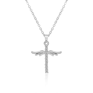 Cross Wing Necklace