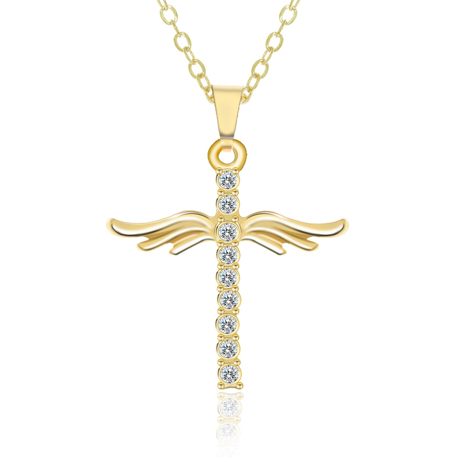 Cross Wing Necklace