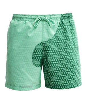 Color Shift Beach Shorts