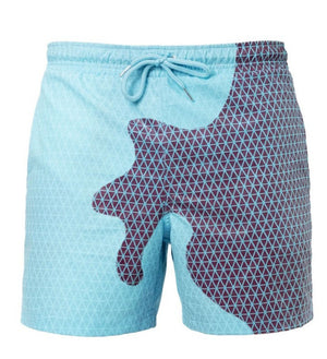 Color Shift Beach Shorts