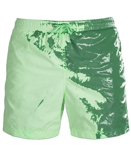 Color Shift Beach Shorts