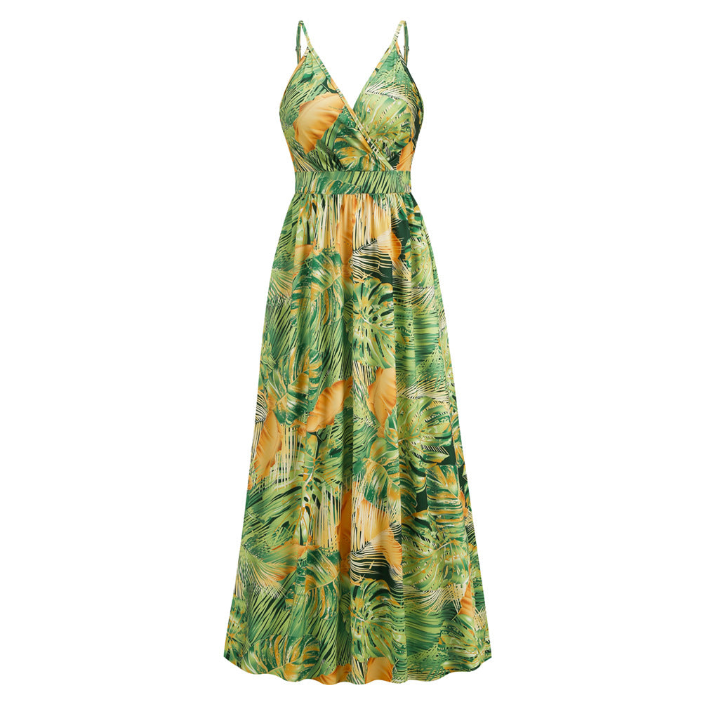 Flowered Sling Dress