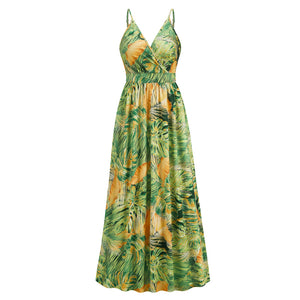 Flowered Sling Dress