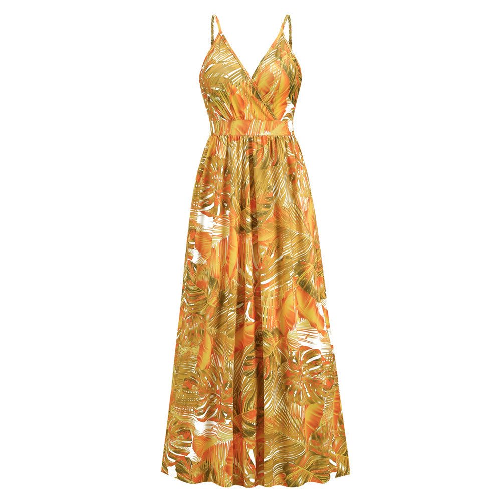 Flowered Sling Dress