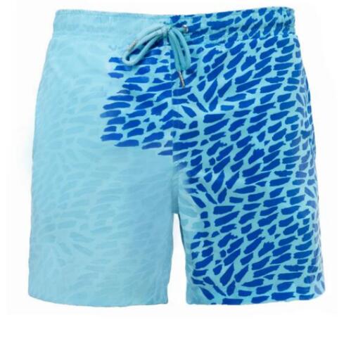 Color Shift Beach Shorts