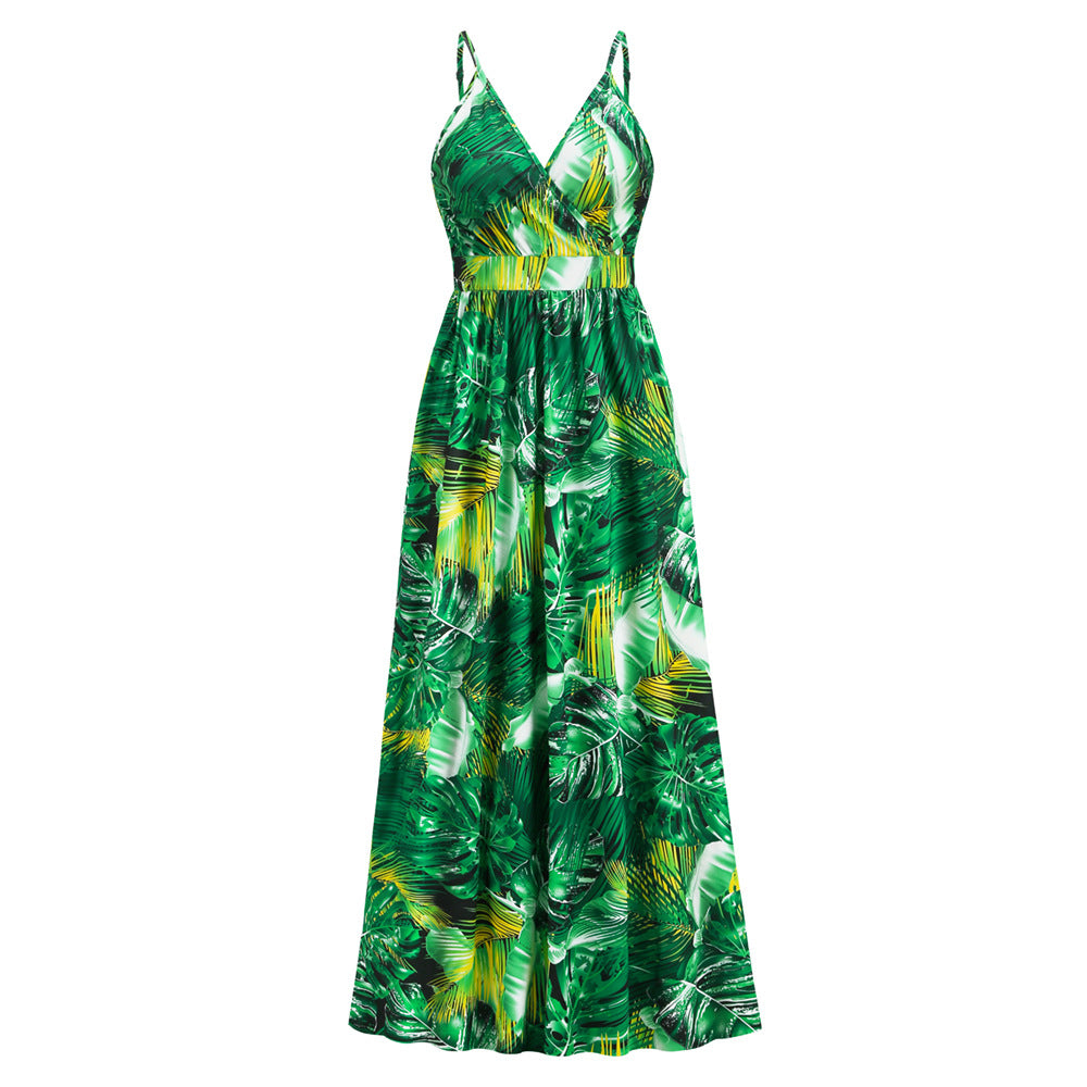 Flowered Sling Dress